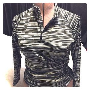 Nike running half zip-up Long Sleeve Top
